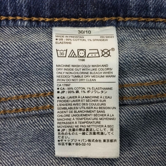 Banana Republic Factory Medium Wash Girlfriend Denim Jeans Womens 30/10 Frayed - Picture 11 of 11